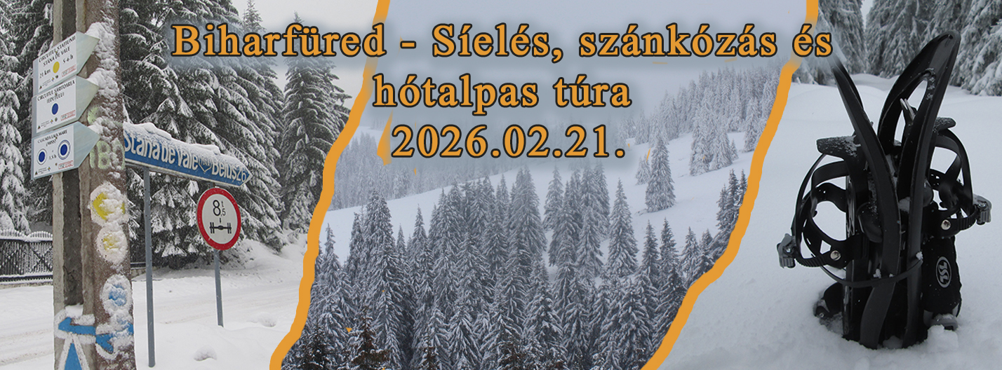 Biharfüred hótalpas túra 2026.02.21